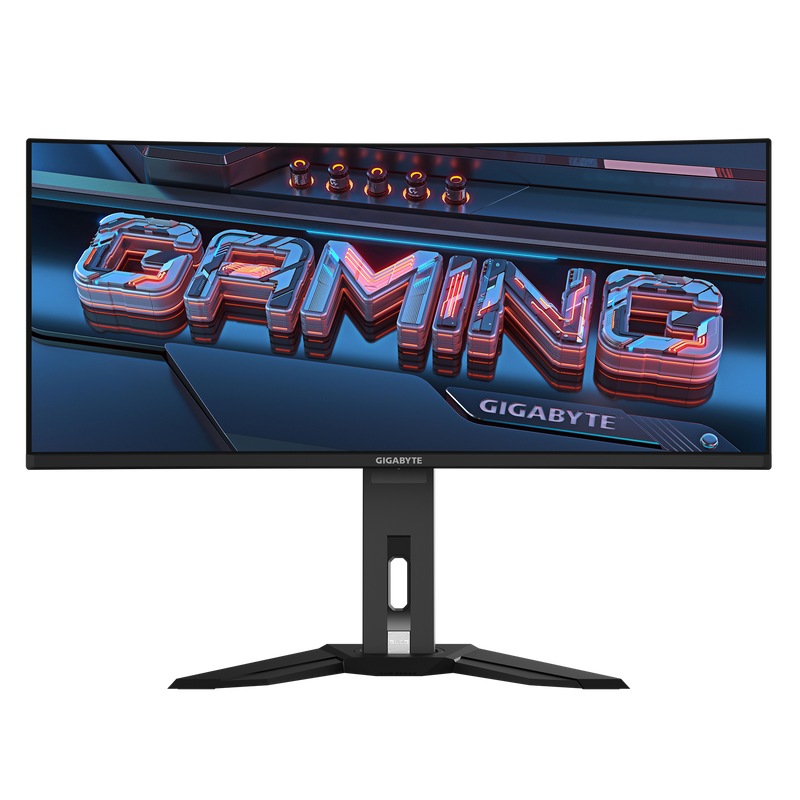 GIGABYTE MO34WQC2 34" QD-OLED Curved Gaming Monitor – WQHD, 240Hz, 0.03ms, DCI-P3 99%, HDMI 2.1, KVM