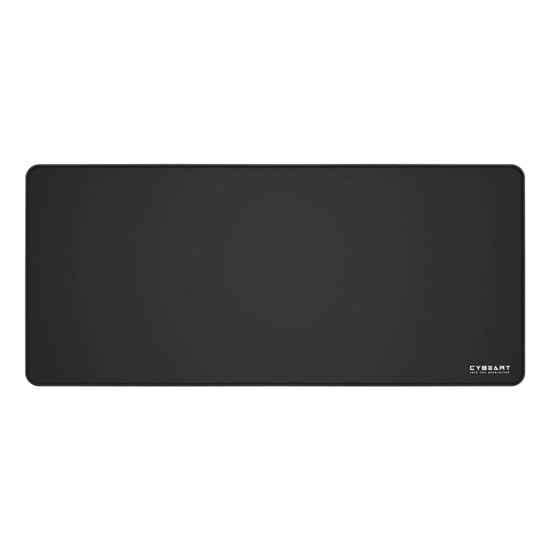 Cybeart | Ghost (Black) Gaming Desk Mat (XXL - 900x400x4mm) | Waterproof, Never Slip Base, Esports Grade