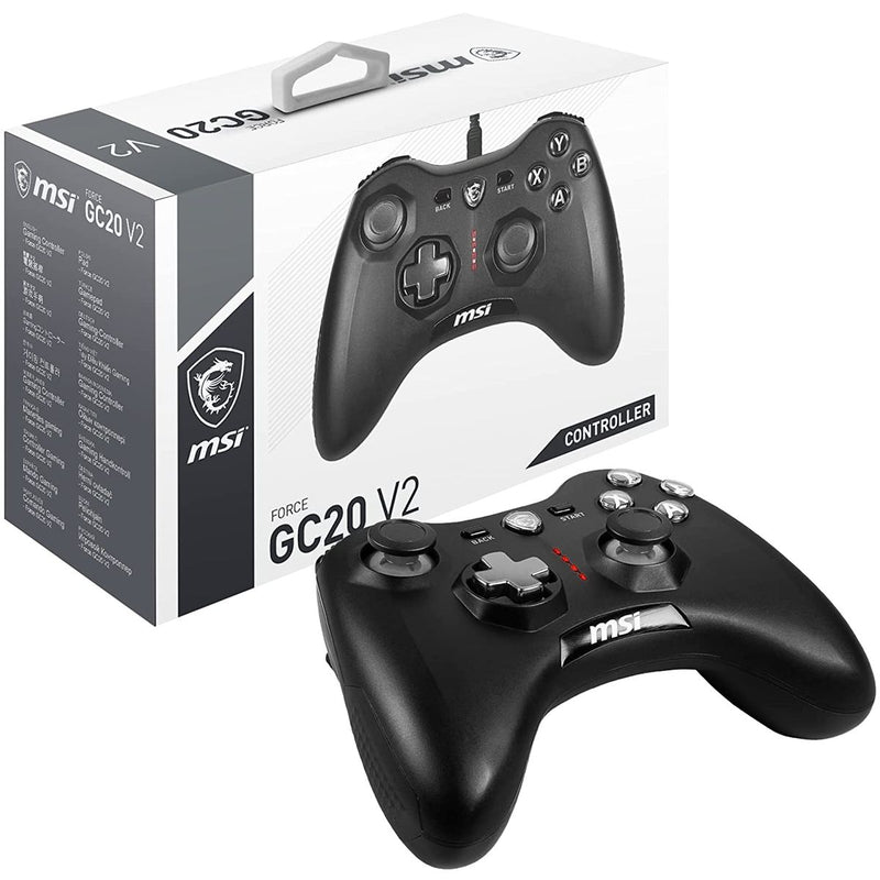 MSI FORCE GC20 V2 Wired Gaming Controller for PC and Android