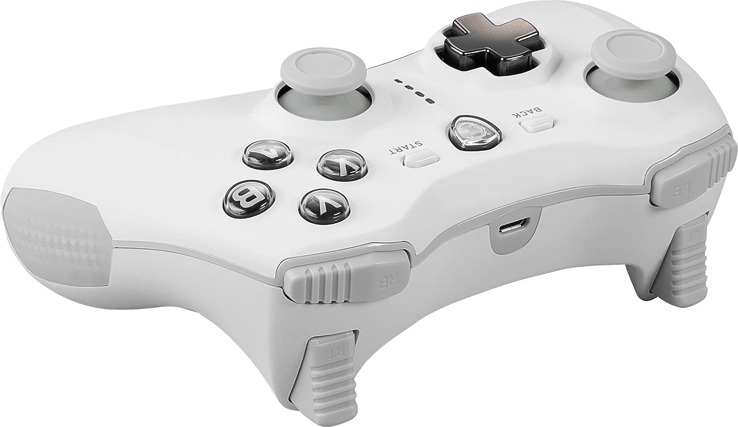 MSI FORCE GC30 V2 WHITE Gaming Controller – Wireless/Wired, Dual Vibration, 8-Hour Battery, PC/Android Compatible