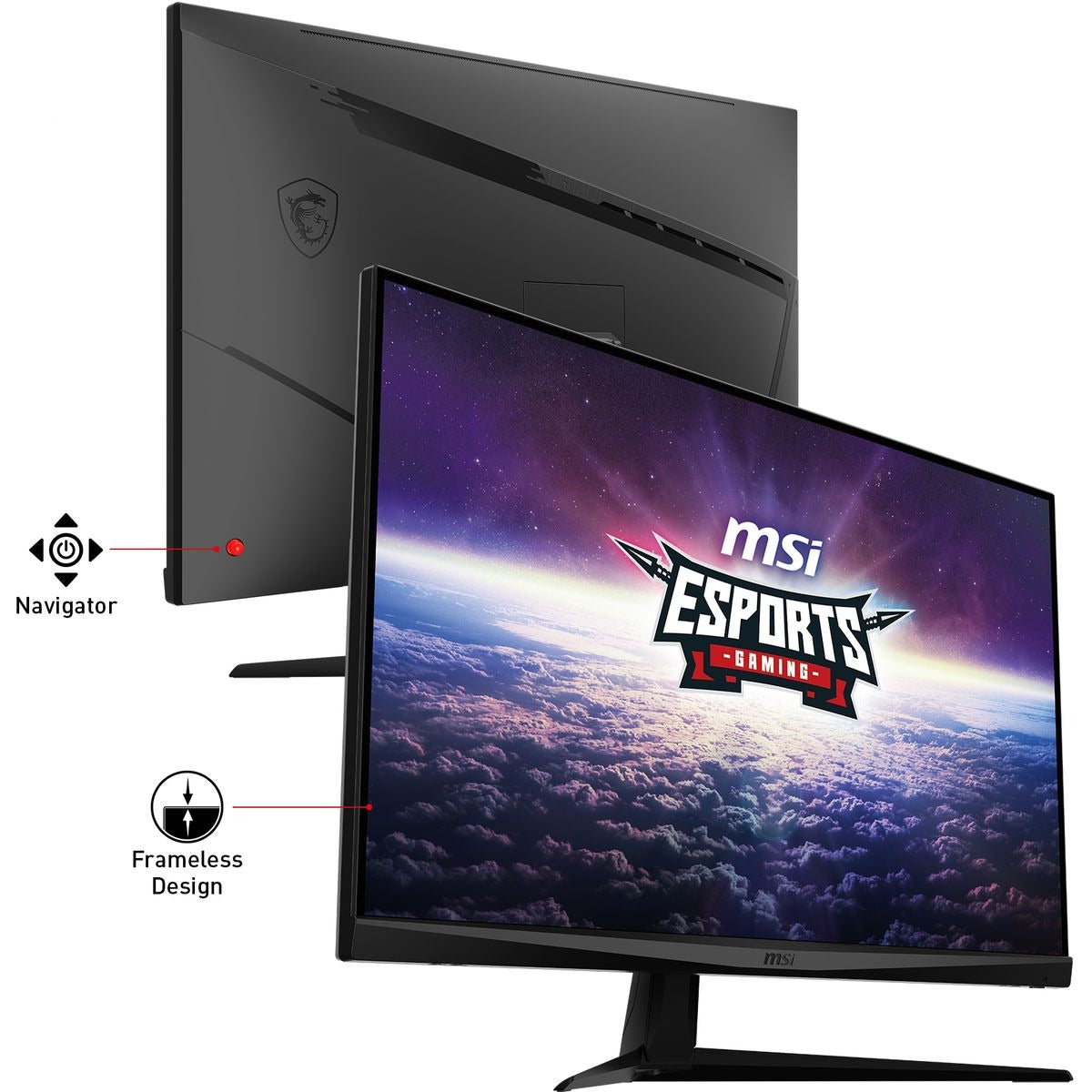 MSI G321Q 31.5" WQHD IPS Gaming Monitor – 170Hz, 1ms, FreeSync, HDR, G-Sync Compatible, 1.07B Colors