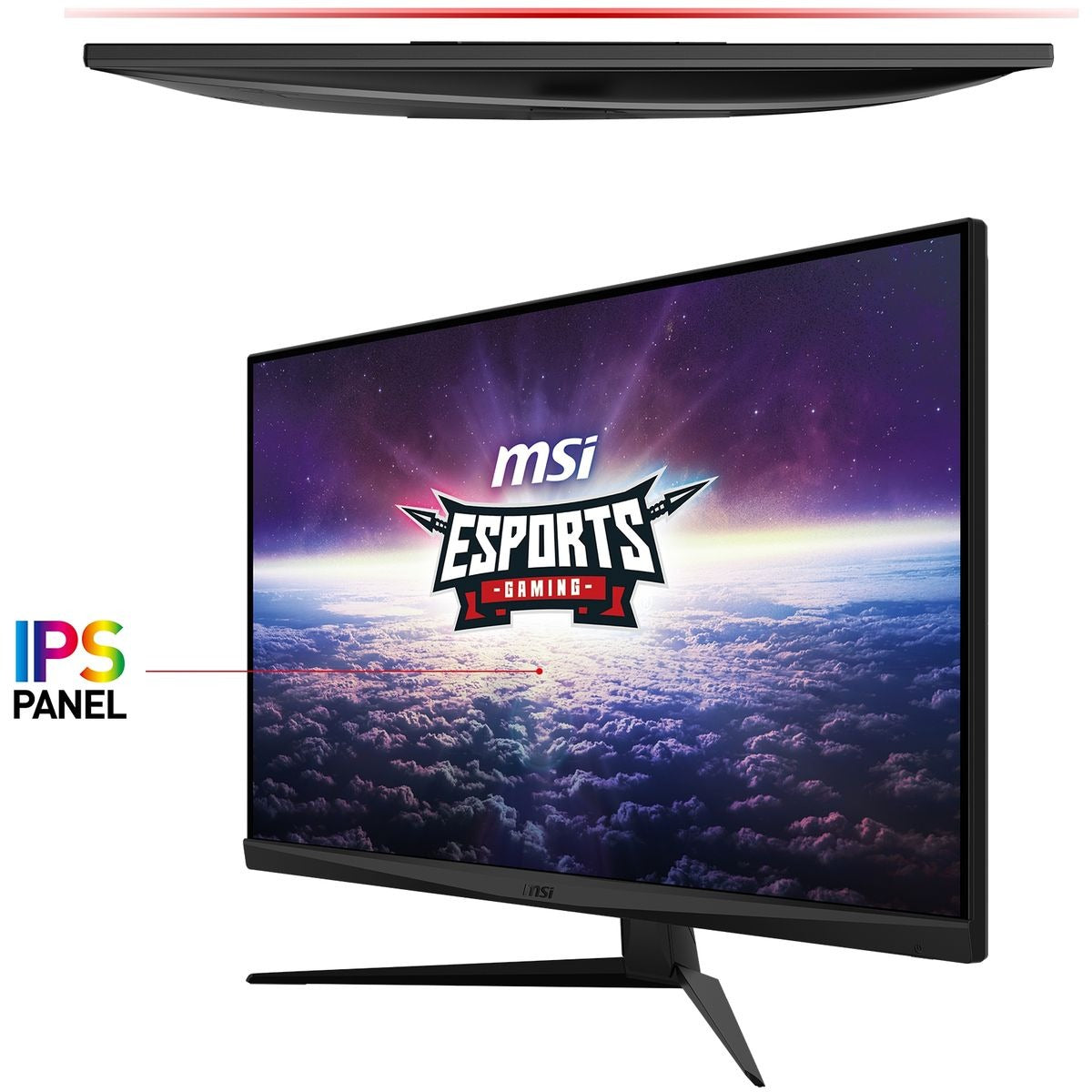 شاشة ألعاب MSI G321Q مقاس 31.5 بوصة بدقة WQHD IPS - معدل تحديث 170 هرتز، 1 مللي ثانية، FreeSync، HDR، متوافقة مع G-Sync، 1.07 مليار لون