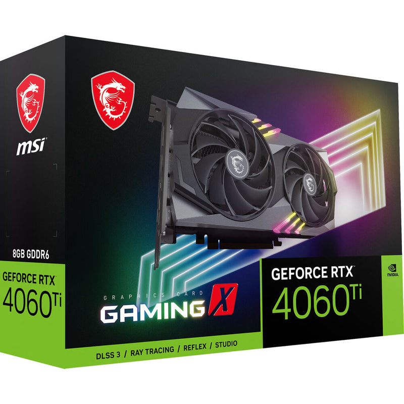 بطاقة الرسومات إم إس آي جيفورس RTX 4060 Ti GAMING X 8G