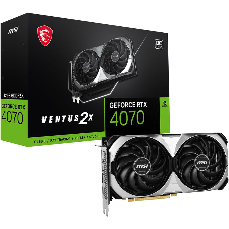 MSI GeForce RTX 4070 VENTUS 2X 12G OC Graphics Card