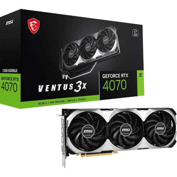 MSI GeForce RTX 4070 VENTUS 3X 12G Graphics Card