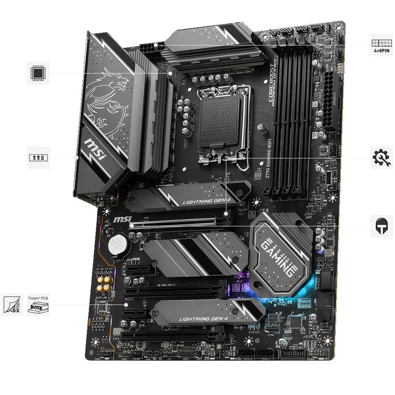 MSI MAG Z790 GAMING WIFI DDR5 LGA 1700 ATX Motherboard