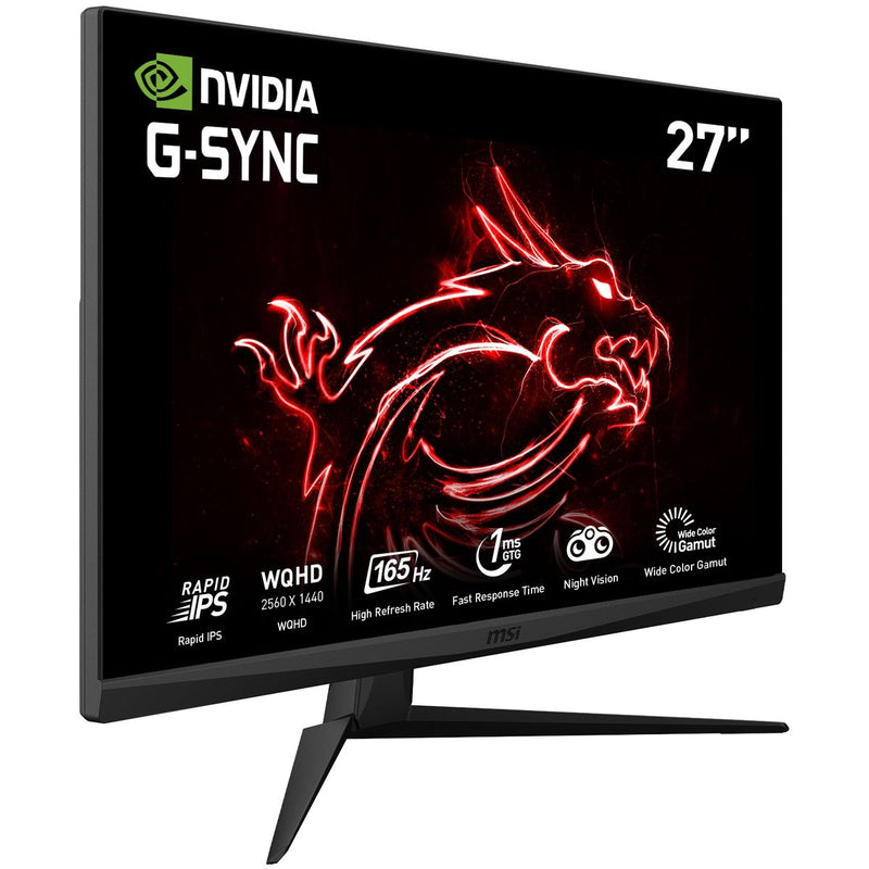 MSI Optix G273QF 27" 16:9 G-Sync 165 Hz WQHD IPS Gaming Monitor