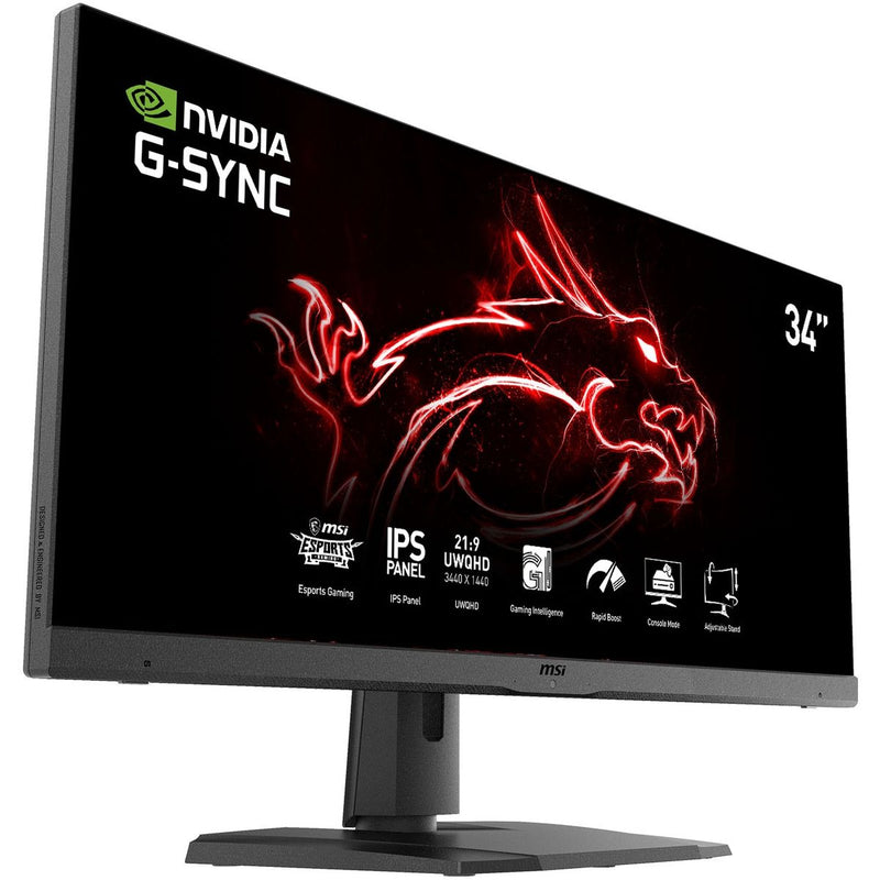 MSI Optix MPG341QR 34" 144Hz UWQHD IPS NVIDIA G-Sync Gaming Monitor
