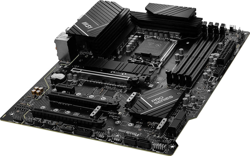 اللوحة الأم MSI PRO Z790-P WiFi DDR4 ProSeries (تدعم معالجات Intel من الجيل 12/13، LGA 1700، DDR4، PCIe 5.0، M.2، 2.5 جيجابت في الثانية LAN، USB 3.2 Gen2، Wi-Fi 6E، ATX)
