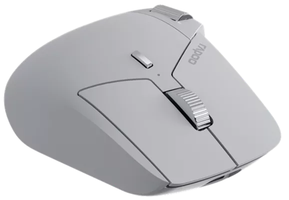 فأرة Rapoo MT760M متعددة الأوضاع لاسلكية – ٢٫٤ جيجاهرتز، بلوتوث ٥٫٠/٤٫٠، ٤٠٠٠ نقطة لكل بوصة، ١١ زر قابل للبرمجة، بطارية قابلة لإعادة الشحن ٨٠٠ مللي أمبير، تبديل بين الأجهزة المتعددة