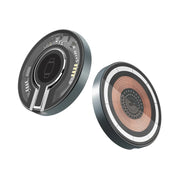 شاحن Promate MagRing 2-in-1 Pocket قابل للطي بقدرة 15 واط MagSafe و3 واط لساعة Apple Watch لاسلكيًا — تصميم حلقي شفاف، مع حامل مدمج، ومنفذ USB‑C