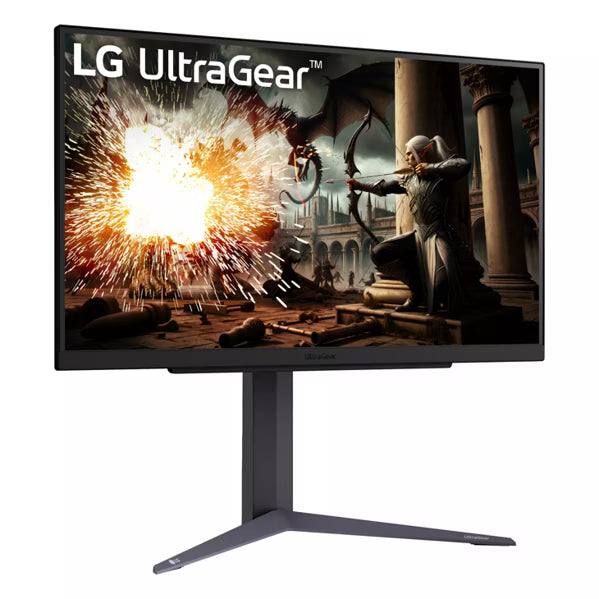 LG UltraGear 27GS75Q-B 27" QHD IPS Gaming Monitor, 2560×1440, 180Hz (200Hz OC), 1ms GtG, HDR10, sRGB 99%, NVIDIA G-SYNC Compatible, AMD FreeSync, Height/Pivot Adjustable