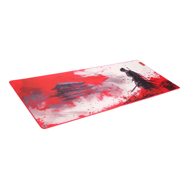Monka Zowa XL G63 Gaming Mouse Pad – 900 × 400 × 3.5 mm, High-Speed Textile Surface, Anti-Fray Edges, Non-Slip Base, Samurai Graphic