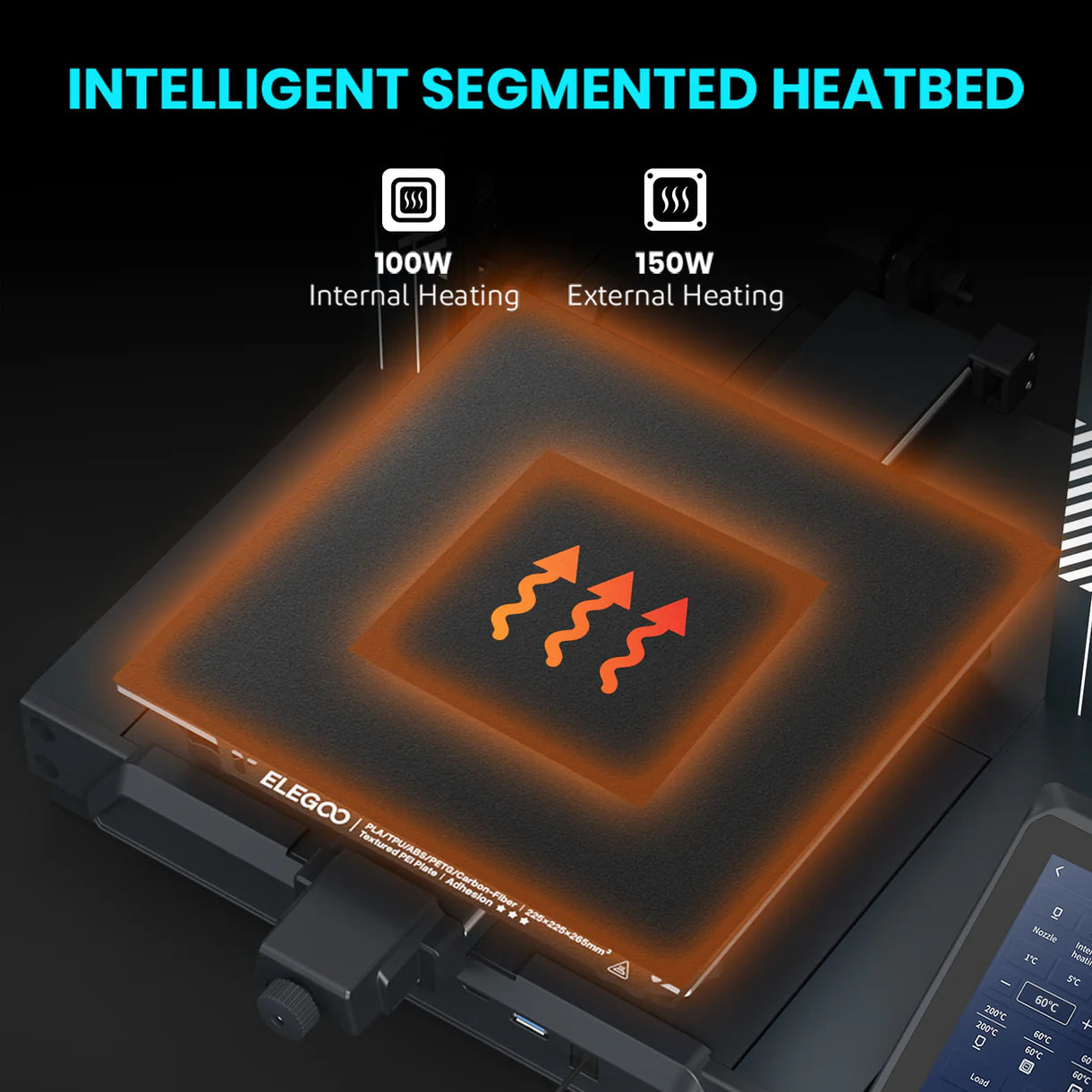 Elegoo Neptune 4 Pro — FDM 3D Printer, 225×225×265 mm Build Volume, High-Temperature Nozzle up to 300 °C, Auto Bed Leveling, Fast & Precise Printing