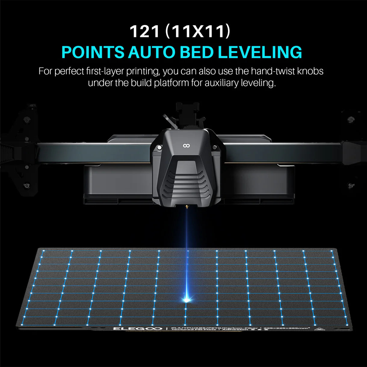 Elegoo Neptune 4 Pro — FDM 3D Printer, 225×225×265 mm Build Volume, High-Temperature Nozzle up to 300 °C, Auto Bed Leveling, Fast & Precise Printing