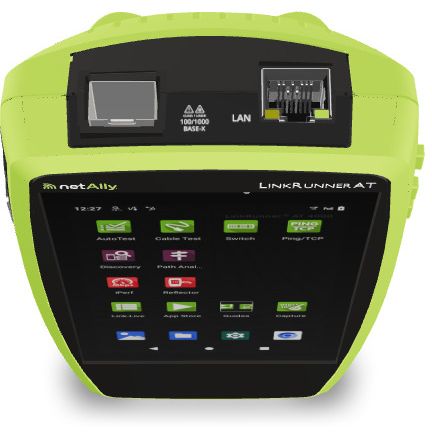 NetAlly LinkRunner AT 4000 Advanced Ethernet Network Tester with PoE, AutoTest, Discovery, Topology Mapping & Link-Live Integration