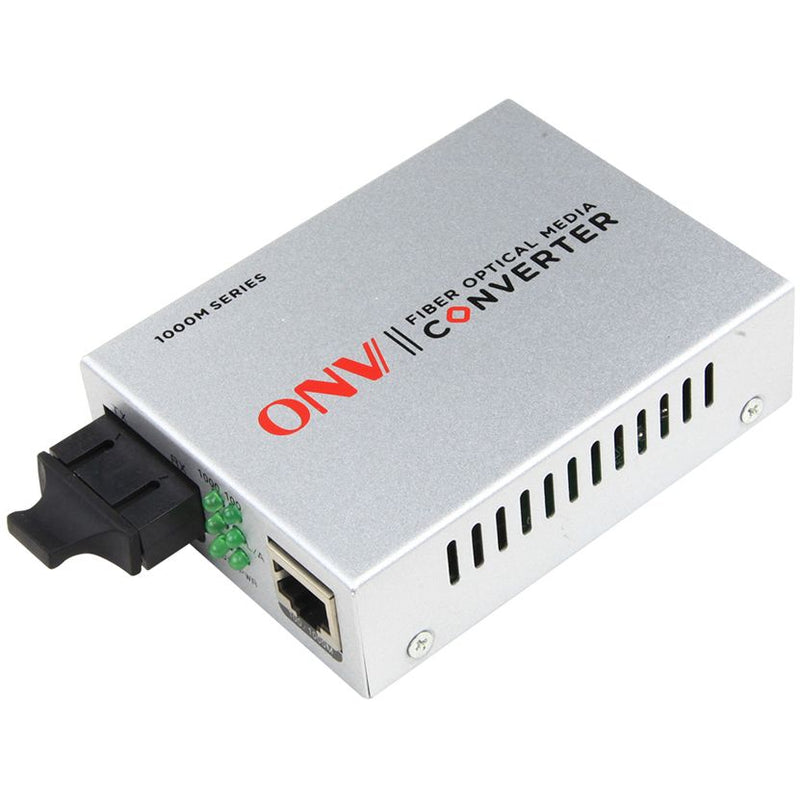 ONV Gigabit 2-port single-mode dual fiber media converter ONV1110-SCX-O