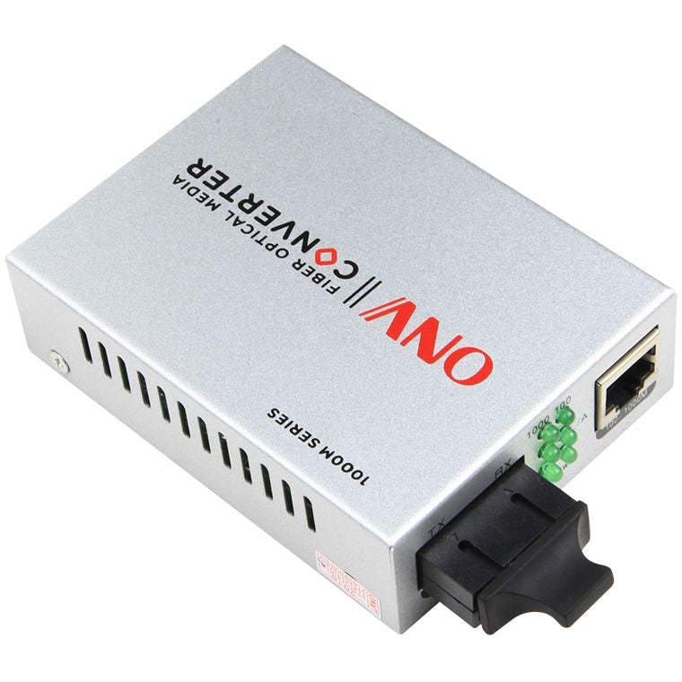 ONV Gigabit 2-port single-mode dual fiber media converter ONV1110-SCX-O