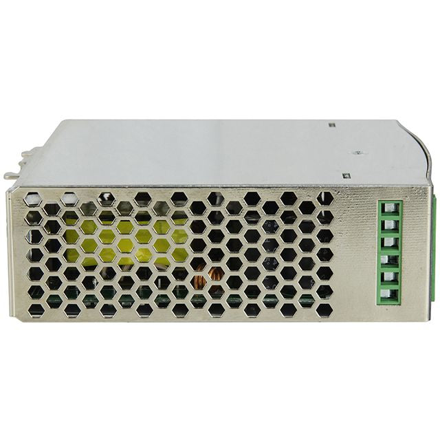 مزود طاقة صناعي GWS-DP120-48 يُركّب على سكة DIN، بقدرة 120W، و48V DC، وخرج 2.5A، لتحويل التيار المتردد إلى تيار مستمر لمبدلات PoE الصناعية