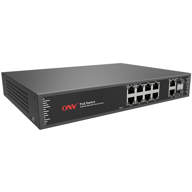 ONV Gigabit 12-port PoE switch ONV-POE33128PF