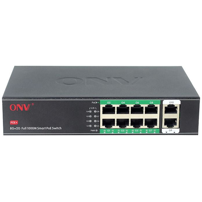 ONV Full gigabit 10-port PoE switch ONV-H3108PS