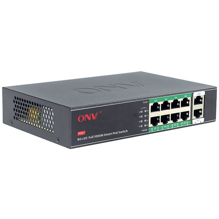 ONV Full gigabit 10-port PoE switch ONV-H3108PS