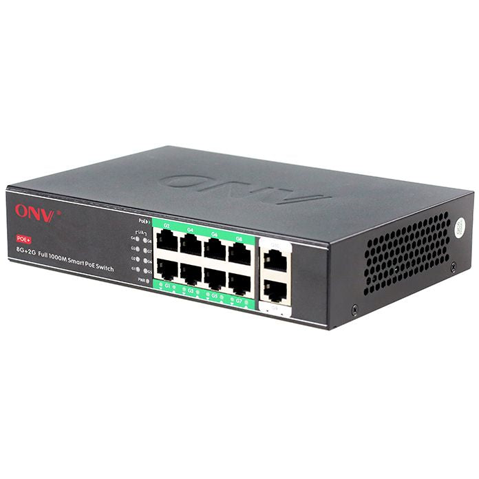 ONV Full gigabit 10-port PoE switch ONV-H3108PS