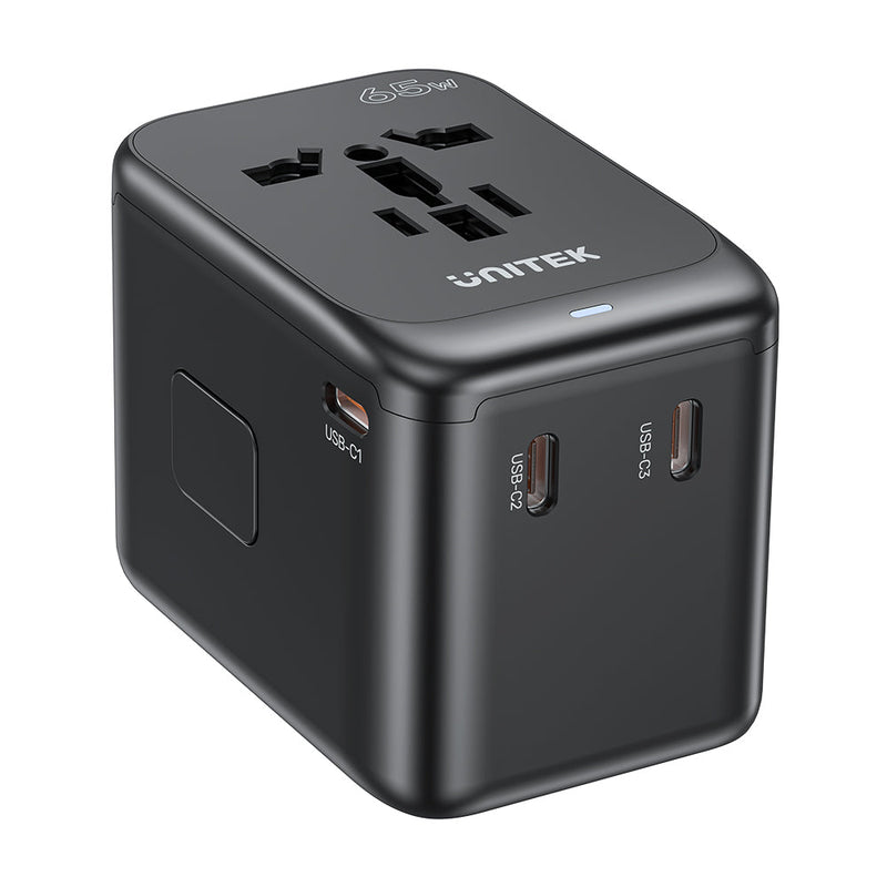 Unitek GaN 65W Universal Travel Adapter