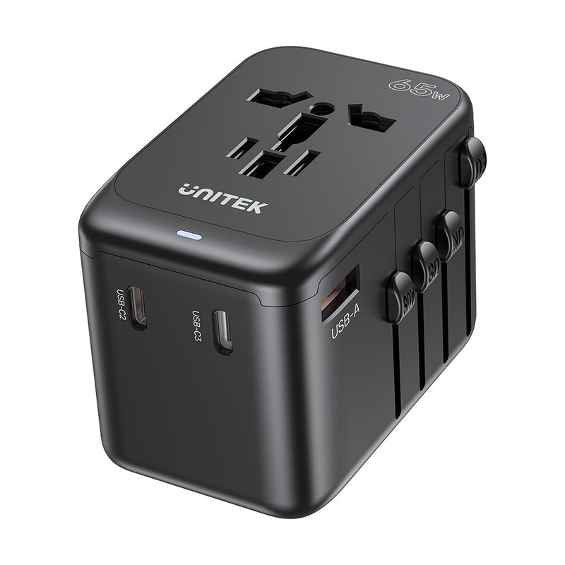 Unitek GaN 65W Universal Travel Adapter