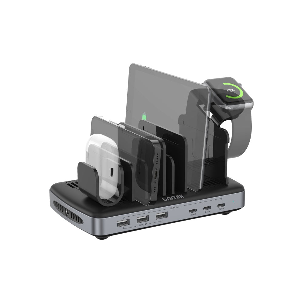 Unitek uCharge Station HP6 Multi-Device Charging Station with Wide Compatibility