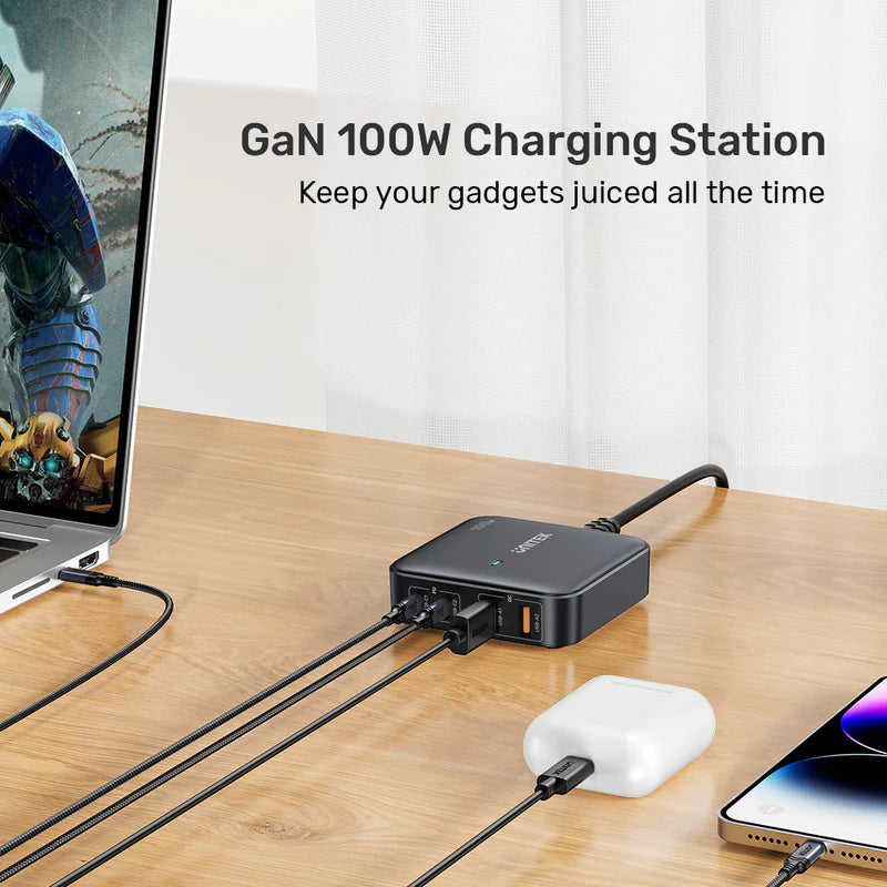 UNITEK 100W Desktop GaN Charging Station