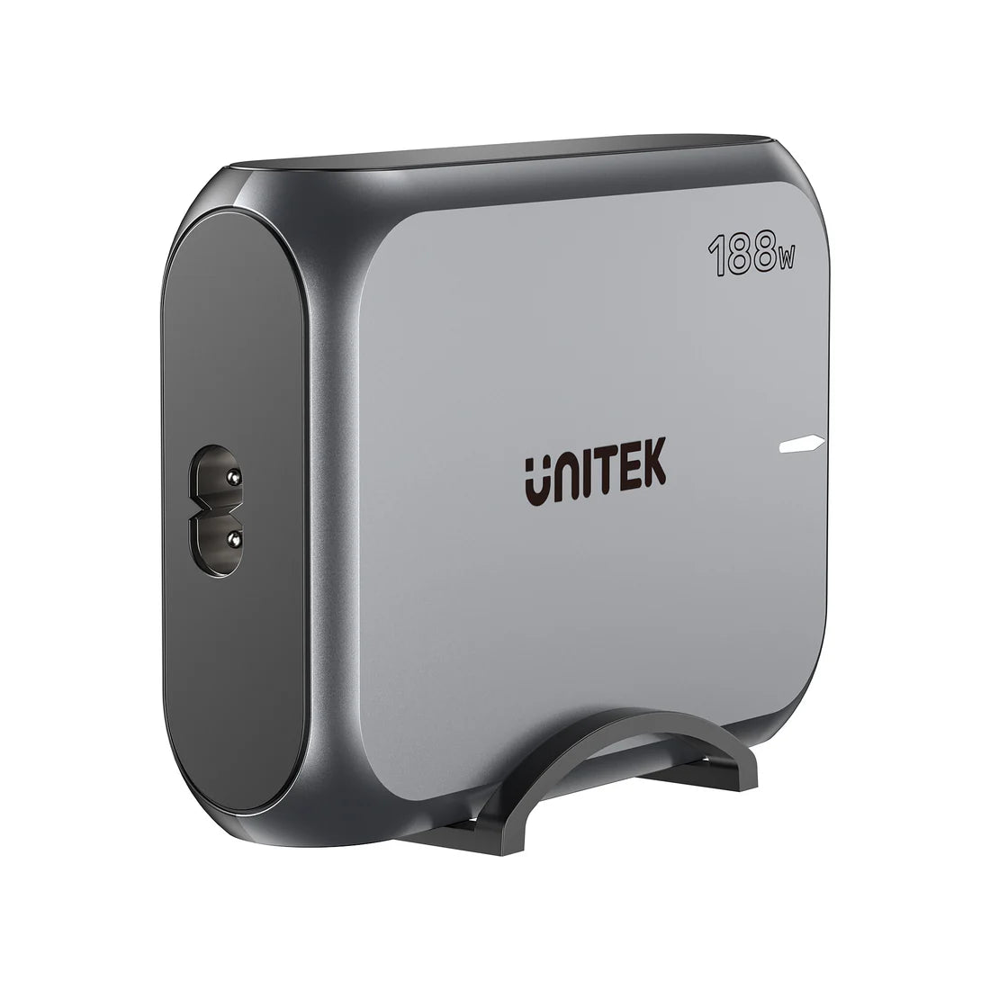 Unitek 188 W PD 3.1 Desktop GaN Charging Station – 5-Port Stand, 140 W USB-C, USB-A Ports, Fast GaN Charging