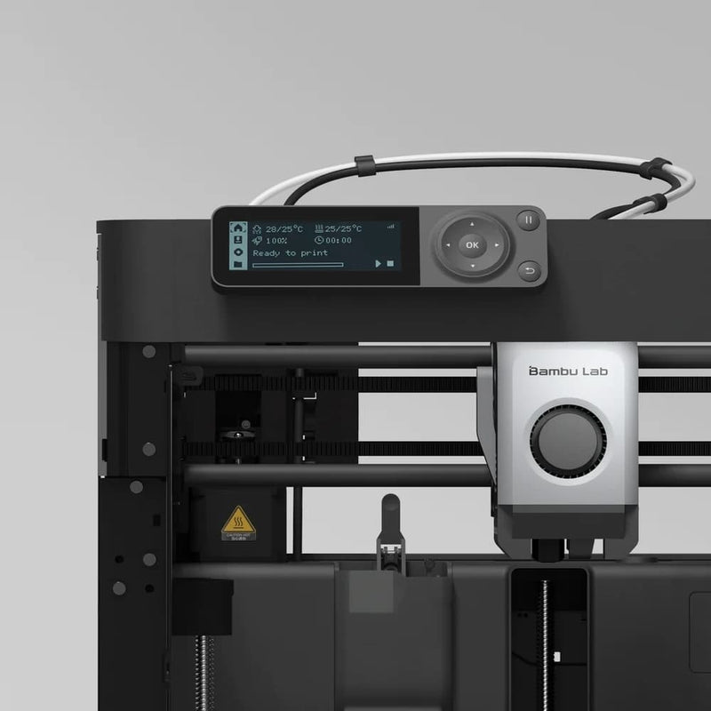 Bambu Lab P1P 3D Printer – 256×256×256mm Build Volume, 500mm/s Speed, All-Metal Hotend, AMS Compatible, Customizable Panels