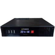 iPower 500VA 330W LiFePO4 UPS for PlayStation 5 FAT, Dual AC Outputs, 0.03s Transfer Time, USB 5V 2.4A