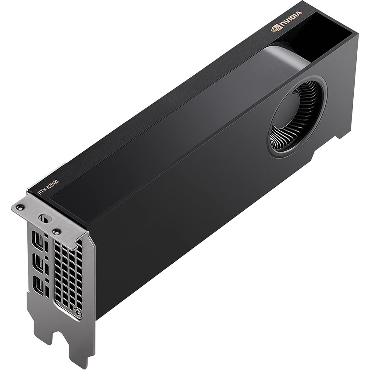 PNY NVIDIA RTX A2000 6GB GDDR6 ECC, 3328 CUDA Cores, PCIe 4.0, 70W, Low-Profile Dual-Slot, 4x Mini DisplayPort