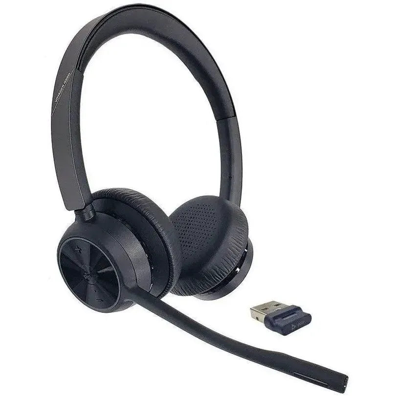 Poly Voyager 4320 Wireless Headset with BT700 USB-A Adapter – Bluetooth, Noise-Canceling Mic, 24h Talk Time, Stereo On-Ear