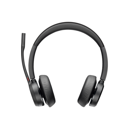 Poly Voyager 4320 Wireless Headset with BT700 USB-A Adapter – Bluetooth, Noise-Canceling Mic, 24h Talk Time, Stereo On-Ear