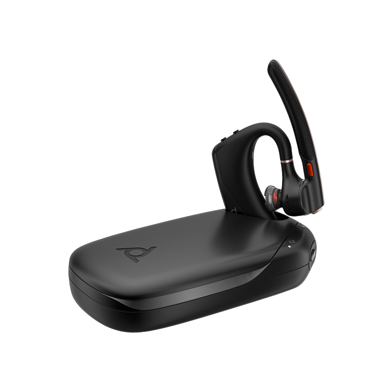 Poly Voyager Free 20 Wireless Earbuds with USB-C Adapter – ANC, Noise-Canceling Mic, Bluetooth, Multipoint, Charging Case