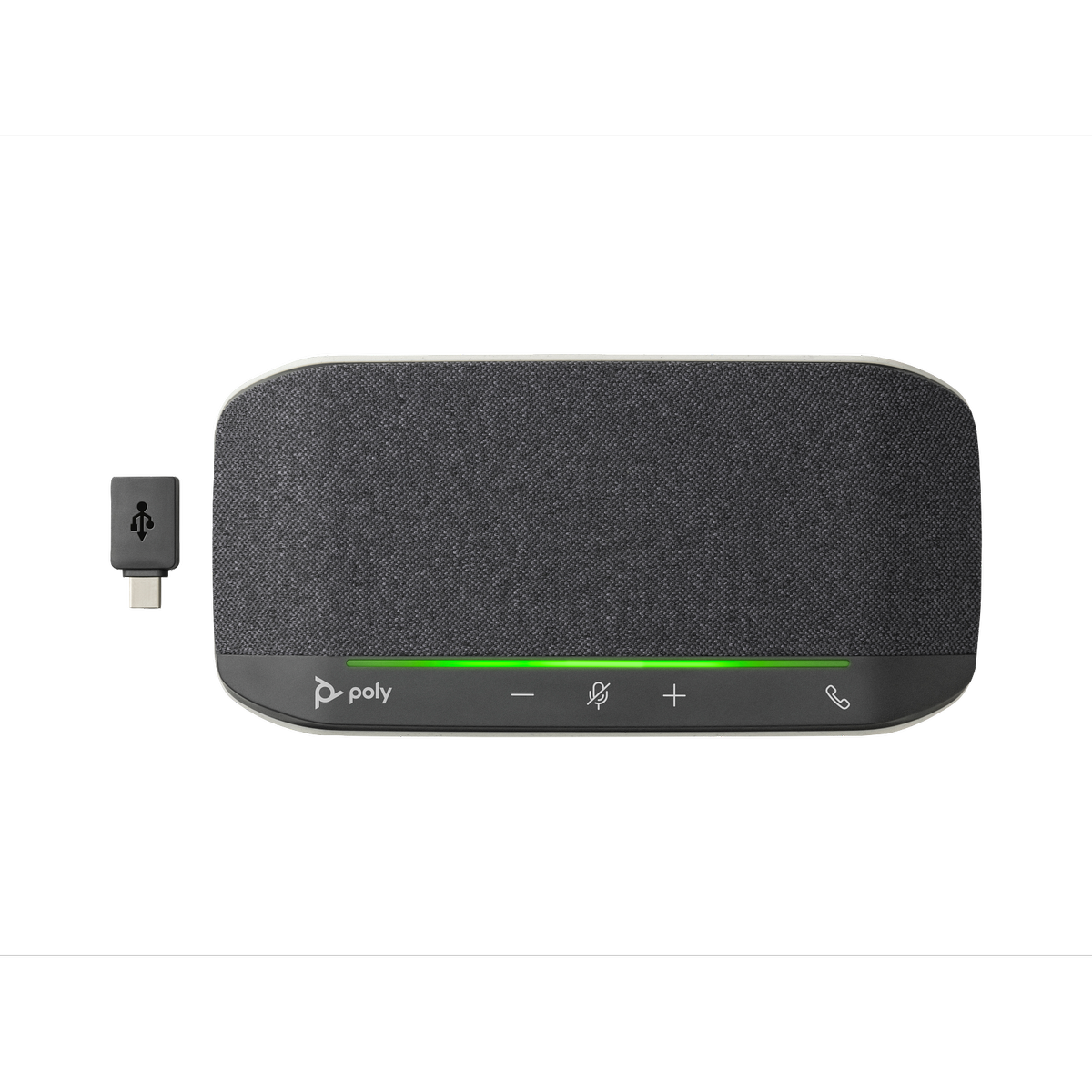 Poly Sync 10 USB Speakerphone, Full-Duplex Speaker & Noise-Reducing Mics, USB-A/USB-C Connectivity, Desk Conference for PC/Mac