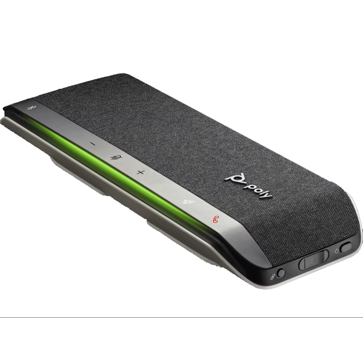 Poly Sync 40 USB Speakerphone, USB-A & USB-C Connectivity, Full-Duplex Audio, Noise-Reducing Mics, Touch Controls, PC/Mac Conferencing