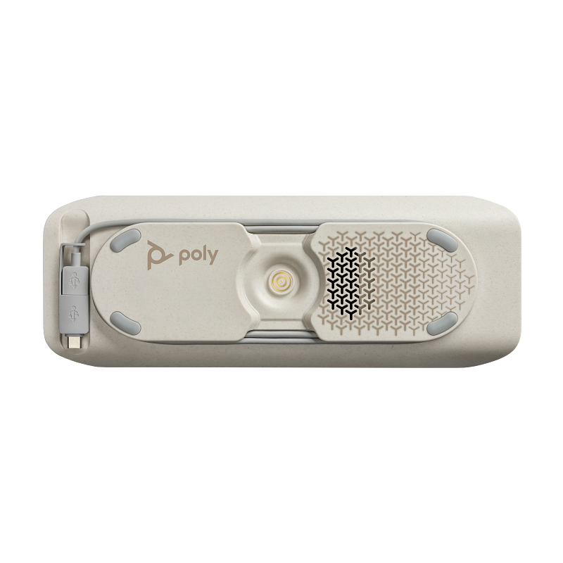 Poly Sync 40 (772C4AA) Wireless Bluetooth Conference Speakerphone, USB-A/USB-C, 3-Microphone Array, 30-Hour Battery, IP64, Noise Reduction