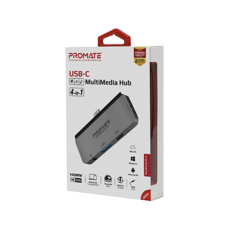 Promate USB-C Multimedia Hub