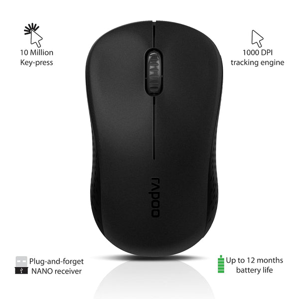 Rapoo Wireless Optical Mouse M20 Plus Silent