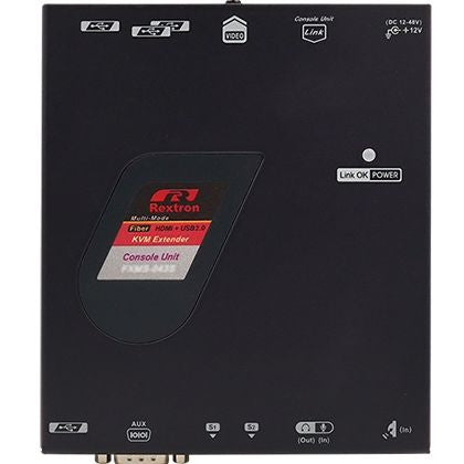 Rextron FXMS-M043 HDMI Fiber KVM Extender, 1KM Range, HDMI 1.4, USB HID, Long Distance Fiber Optic KVM System