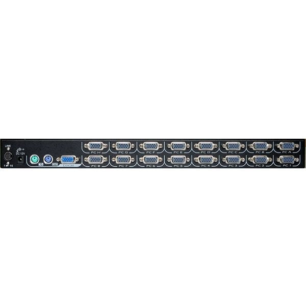 Rextron IUM-116D 16-Port KVM Switch, USB & PS/2, Rackmount, VGA, OSD Control, Multi-Server Management