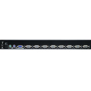 محول KVM ريكسترون IUM-108D بـ 8 منافذ، USB وPS/2، VGA، قابل للتركيب على الرف، تحكم OSD، إدارة خوادم متعددة