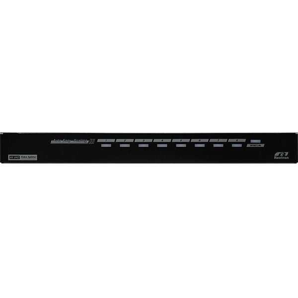 Rextron VKSM-K618 10-Port True 4K HDMI Splitter, 8 HDMI + VGA/HDMI Outputs, Audio Extractor, EDID, HDCP 2.2