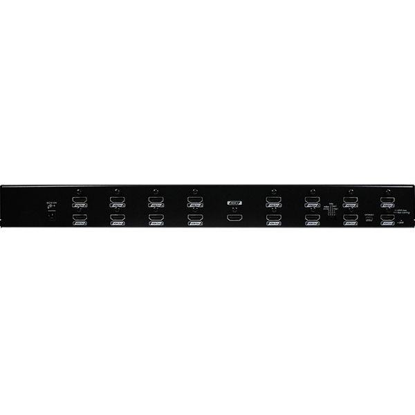 Rextron VKSM-6G116 16-Port True 4K HDMI 2.0 Splitter, 4K@60Hz 4:4:4, Easy Scaling, EDID, HDCP 2.2, Rackmount