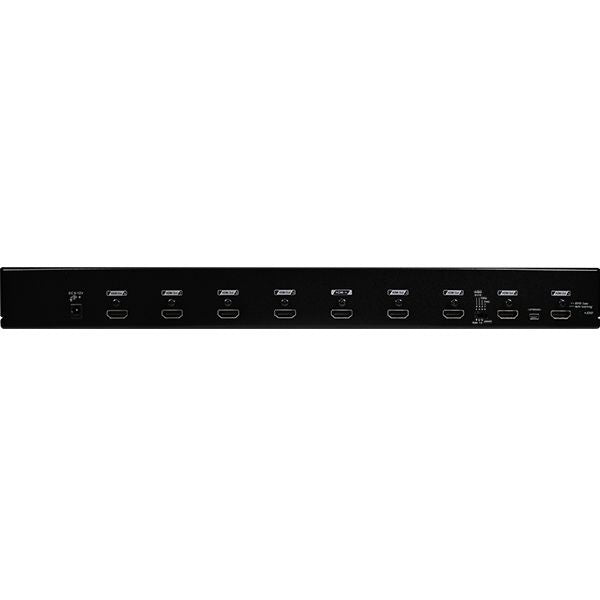 Rextron VKSM-6G108 8-Port True 4K HDMI 2.0 Splitter, 4K@60Hz 4:4:4, Easy Scaling, EDID, HDCP 2.2, Rackmount