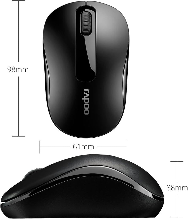 Rapoo M10 Plus 2.4GHz Wireless Optical Mouse